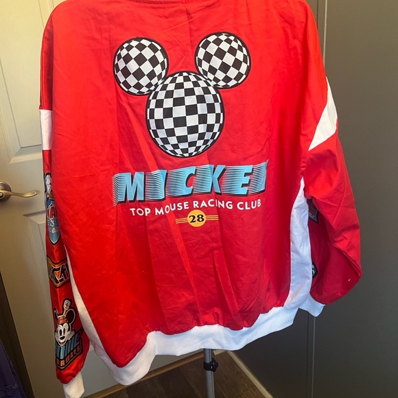 Disney Red and White Mickey Mouse Racing Jacket - Picture 4 of 4